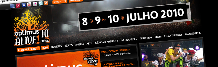 Optimus Alive | Site 2010