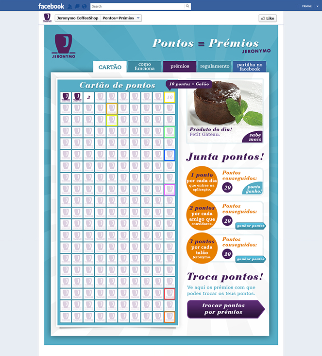 Jeronymo Coffee Shop | Pontos = Prémios