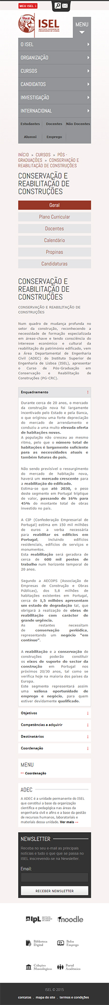 Versão Mobile