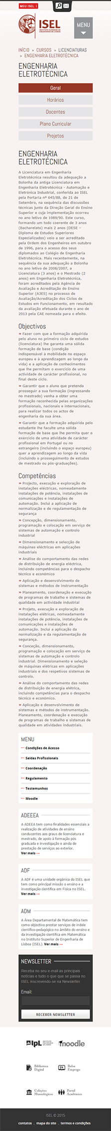 Versão Mobile