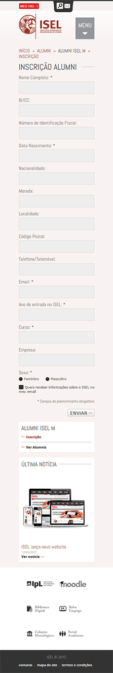 Versão Mobile