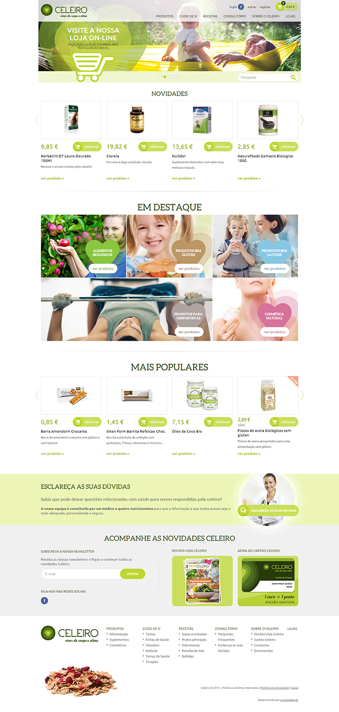 Website e Loja Online Celeiro Website e Loja Online Celeiro