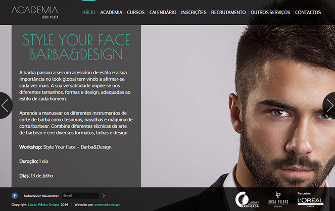 Website Lúcia Piloto Academia Website Lúcia Piloto Academia