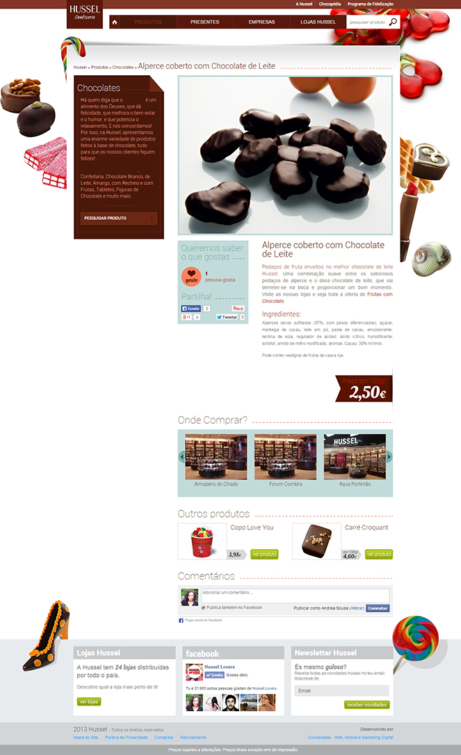 Novo Site HUSSEL - Página de Produto Novo Site HUSSEL - Página de Produto