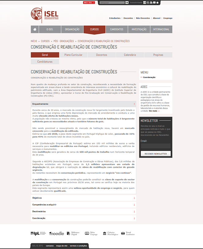 Website ISEL