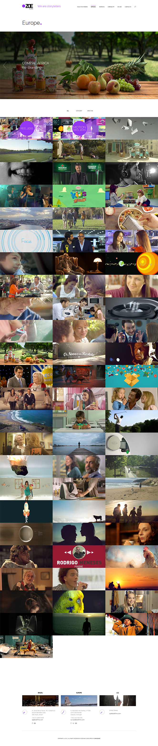 Website ZOE Films Website ZOE Films