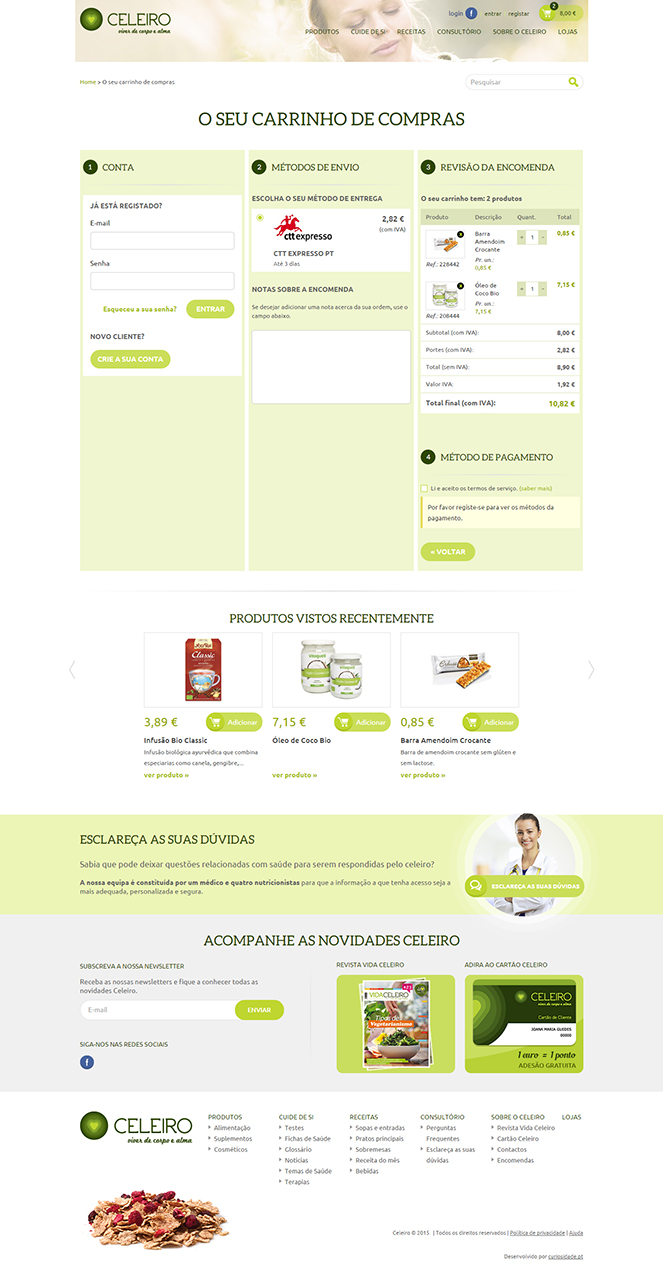 Website e Loja Online Celeiro Website e Loja Online Celeiro